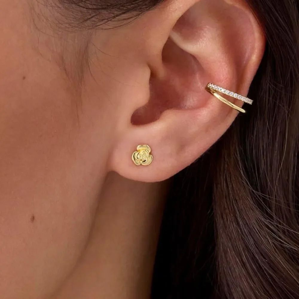 Rose Stud Earrings